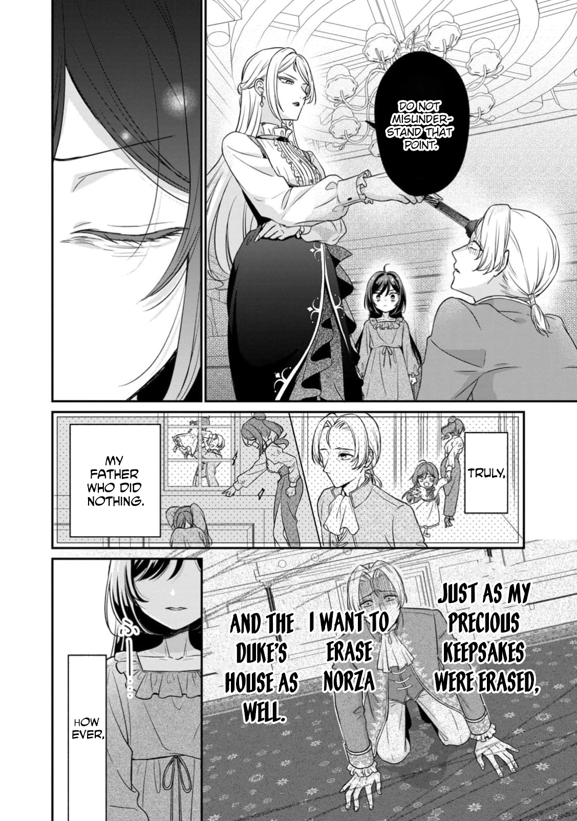 The Duke's Daughter Who Was Condemned Is Reborn as the Child of the Final Boss Queen Chapter 1 - . Page 44